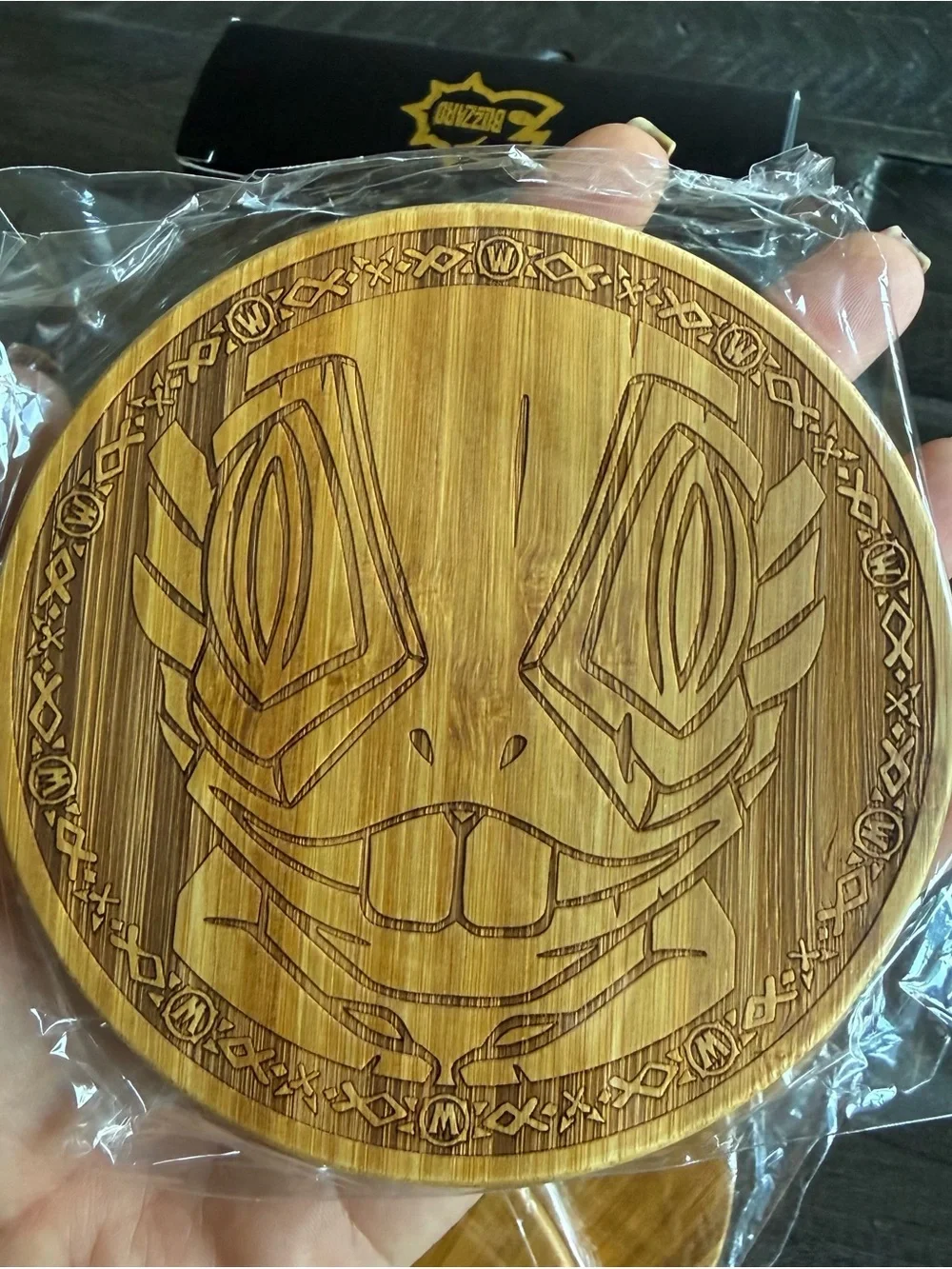 Rare - Blizzard Tiki Collectible Bamboo Coasters 2021 Employee Gift - New